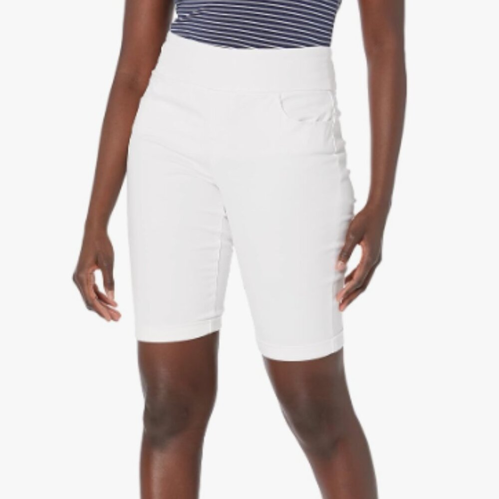 Gloria Vanderbilt Women's Amanda Pull on Bermuda Short NWT Sz 18 (38"W)
